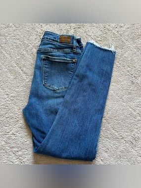 Judy Blue Maternity Skinny Fit Raw Hem Denim Jeans Women’s Size 9/29